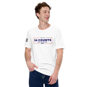 43 Counts Still Voting for Trump 2024 Men's t-shirt