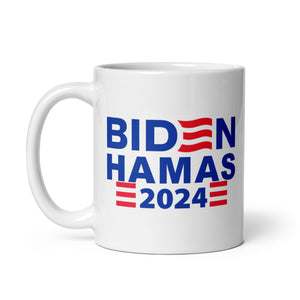 BIDEN HAMAS 2024 White glossy mug