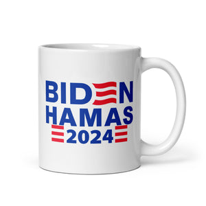 BIDEN HAMAS 2024 White glossy mug