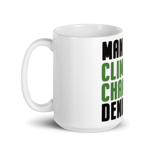 Man Made Climate Change Denier mug