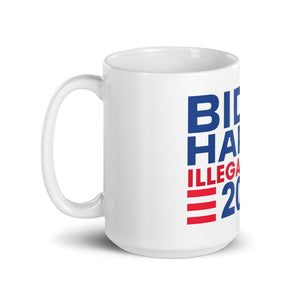 BIDEN HARRIS 2024 Illegals First mug