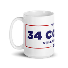 Load image into Gallery viewer, 34 Counts Still Voting for Trump mug
