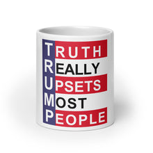 Load image into Gallery viewer, TRUMP Truth Really Upsets Most People mug
