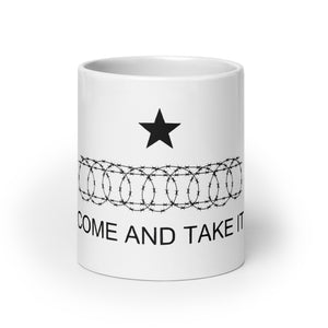 Come And Take It Razor Wire mug