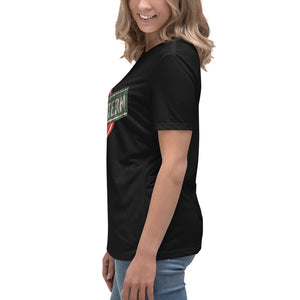 North Western Chicago Line Women's Relaxed T-Shirt