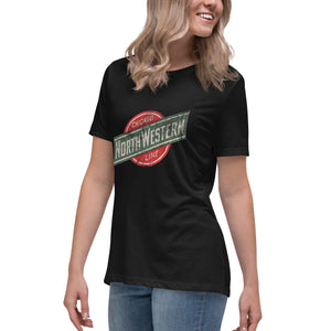 North Western Chicago Line Women's Relaxed T-Shirt