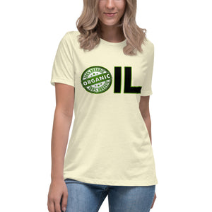OIL: 100 Percent Organic Women's Relaxed T-Shirt