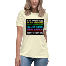 Load image into Gallery viewer, In This House Women&#39;s Relaxed T-Shirt
