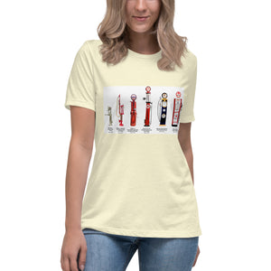 History of Gas Pumps Women's Relaxed T-Shirt