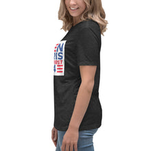 Load image into Gallery viewer, BIDEN HARRIS 2024 Illegals First Women&#39;s Relaxed T-Shirt
