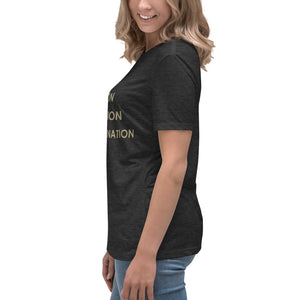 DEI Division Exclusion Indoctrination Women's Relaxed T-Shirt