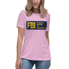 Load image into Gallery viewer, Federal Bureau of Insurrection Women&#39;s Relaxed T-Shirt
