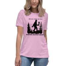 Load image into Gallery viewer, Bigfoot Biden Women&#39;s Relaxed T-Shirt
