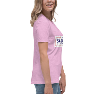 34 Counts Still Voting for Trump Women's Relaxed T-Shirt