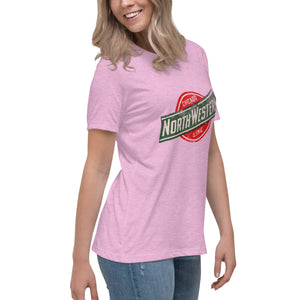 North Western Chicago Line Women's Relaxed T-Shirt