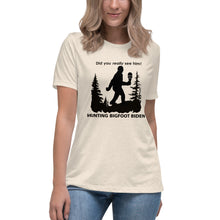 Load image into Gallery viewer, Bigfoot Biden Women&#39;s Relaxed T-Shirt
