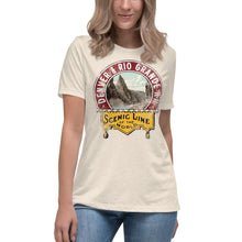 Load image into Gallery viewer, Denver and Rio Grande Railroad Scenic Route Women&#39;s Relaxed T-Shirt
