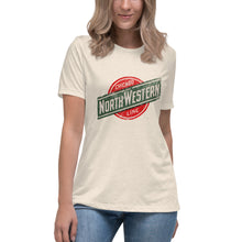 Load image into Gallery viewer, North Western Chicago Line Women&#39;s Relaxed T-Shirt
