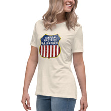 Load image into Gallery viewer, Union Pacific Railroad Women&#39;s Relaxed T-Shirt
