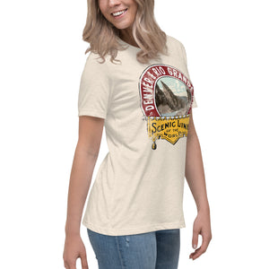 Denver and Rio Grande Railroad Scenic Route Women's Relaxed T-Shirt