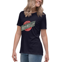 Load image into Gallery viewer, North Western Chicago Line Women&#39;s Relaxed T-Shirt
