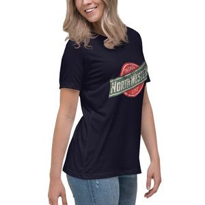 North Western Chicago Line Women's Relaxed T-Shirt