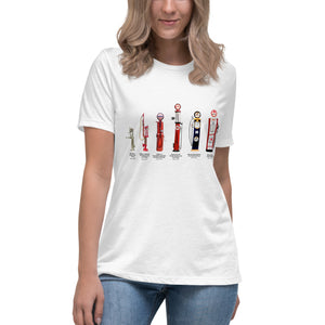 History of Gas Pumps Women's Relaxed T-Shirt