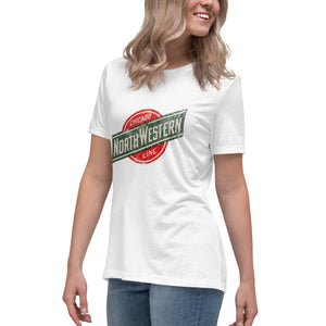 North Western Chicago Line Women's Relaxed T-Shirt