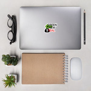 Green New Steal Bubble-free stickers