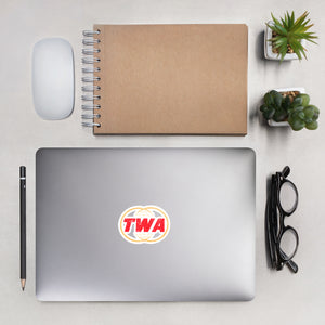 TWA Bubble-free stickers