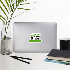 Green New Steal Bubble-free stickers