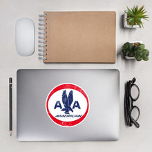 Load image into Gallery viewer, American Airlines Distressed Logo Bubble-free stickers
