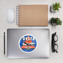 Load image into Gallery viewer, Delta Airlines Distressed Bubble-free stickers
