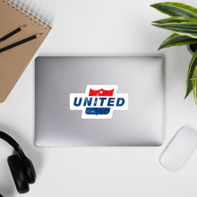 Load image into Gallery viewer, United Airlines Bubble-free stickers
