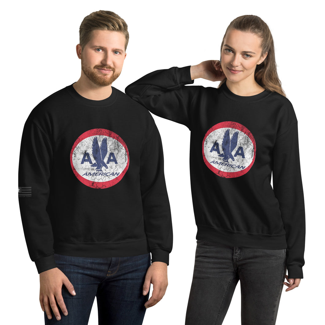 American Airlines Distressed Logo Men's Sweatshirt