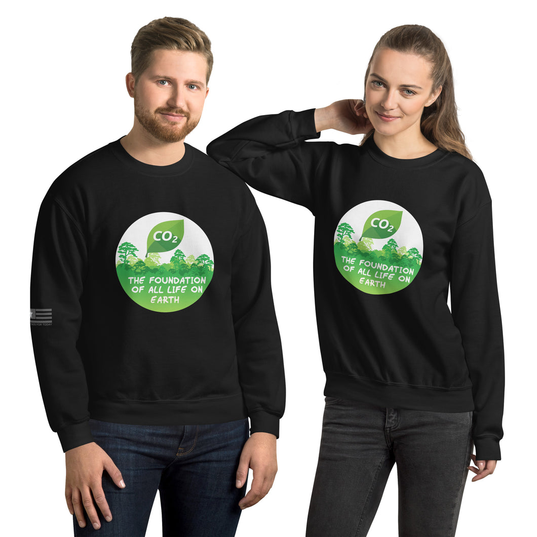 CO2 The Foundation Of All Life On Earth Men's Sweatshirt