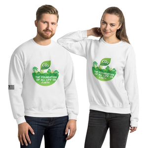 CO2 The Foundation Of All Life On Earth Men's Sweatshirt