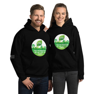 CO2 The Foundation Of All Life On Earth Men's Hoodie