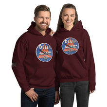 Load image into Gallery viewer, Delta Airlines Distressed Women&#39;s Hoodie
