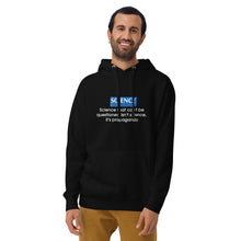 Load image into Gallery viewer, &quot;Science That Can&#39;t Be Questioned is Propaganda&quot; Hoodie
