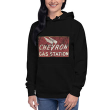 Load image into Gallery viewer, &quot;Chevron Gasoline Station&quot; Women&#39;s Hoodie
