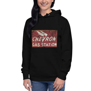 "Chevron Gasoline Station" Women's Hoodie