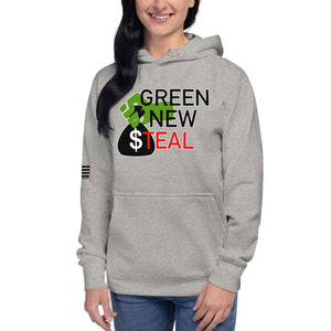 Green New Steal Women's Hoodie