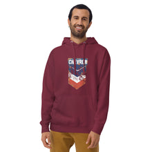Load image into Gallery viewer, &quot;Chevron Oil Shield&quot; Men&#39;s Hoodie
