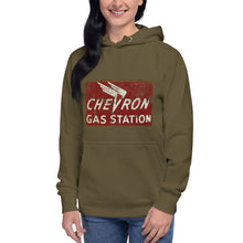Load image into Gallery viewer, &quot;Chevron Gasoline Station&quot; Women&#39;s Hoodie
