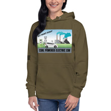 Load image into Gallery viewer, Coal Powered Electric Car Women&#39;s Hoodie
