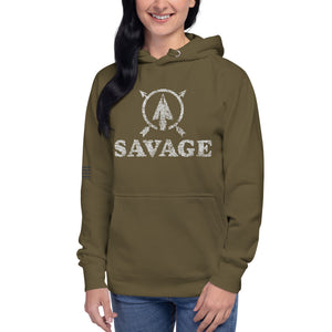 SAVAGE Arrow in Circle Women's Hoodie