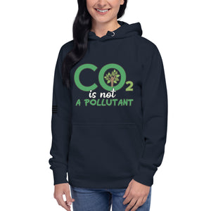 CO2 Is Not A Pollutant Women's Hoodie