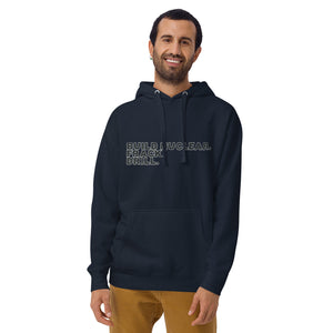 Build Nuclear. Frack. Drill. Men's Hoodie