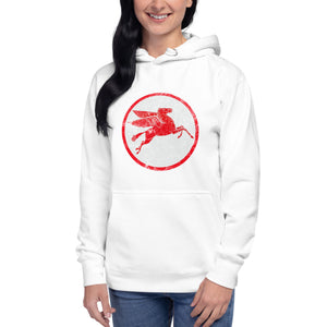 "Mobile Pegasus Oil Sign" Women's Hoodie